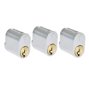 ASSA ABLOY Sylinder 1301N 3 eins sylindrar með 5 lyklum