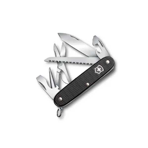 Victorinox sérútgáfa Wanger Farmer X Alox sagskæri svart svissneskt ál