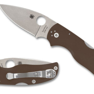 Spyderco Native 5 Brown G-10 CMP 15V SPRINT folding knife