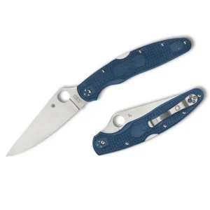 Spyderco Delica 4 Cobalt Blue FRN CPM SPY27 folding knife C11PCBL